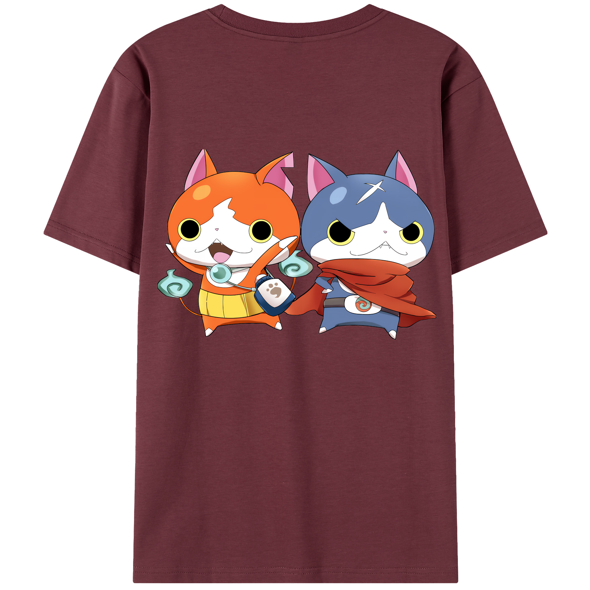 （画像用） 妖怪ウォッチ Yo-kai Watch 綿100％半袖Tシャツ（背面プリント）